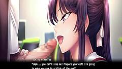 Saimin gakushu secret desire episode 2: oral sex scene
