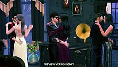 Hey, check out this masquerade hentai orgy with licking and banging