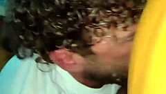 I swallow that fat latin cock and cum all over it, oops