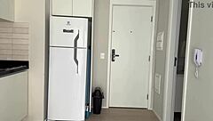 Skinny Brazilian gives ass to padrinho.