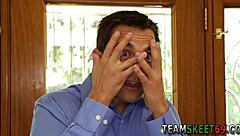 babysitter enjoys quiet time alone