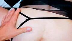 skinny milf wife with open asshole for homemade anal assfucking.