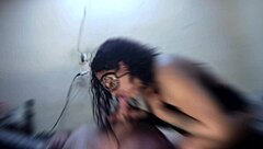 mariannas feeding time 10 - enjoying a hot meal in her mouth during homemade wet facial session