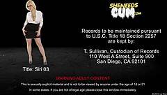 Busty blonde pornstar siri rides cock hard for cum