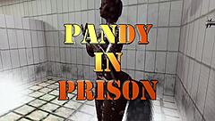 Cartoon porn with Pandy in prison and interracial sex.
