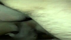 enjoying hot fingering in black lingerie and stockings