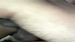 enjoying hot fingering in black lingerie and stockings