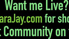 Sara Jay leads lustful lesbian orgy in USA