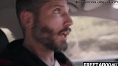 Kristen Scott, a small blonde girl, has sex with a mechanic she met for the first time - Full movie on Freetaboo.net