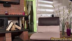 Cock Riding Slut Pisses 😈