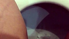 slender brunette pissing in panties during steamy shower compilation