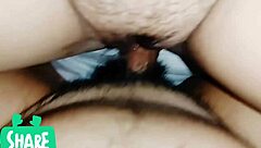 Close up sex with boyfriend in her room