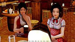 Visual novel and gameplay of Harem Hotel 174