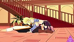 Can Lucy Natsu Handle Fairy Tail's Monster Cock In This Hentai Blowjob?