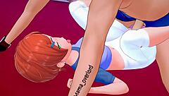Gwen Tennyson enjoys herself in the love hotel in this uncensored toon hentai.