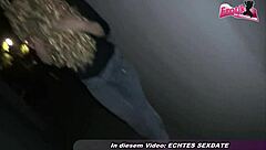 Young German BITCH BLOWS In PUBLIC!