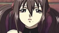 lezdom bdsm ass beading for restrained teen.