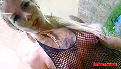 spanish slut gets outdoor anal