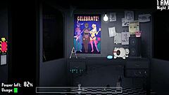 Horny animatronics drain cock in Fuzzboobs hentai game episode 6