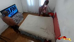 skinny latina teen 18+ takes bareback anal hard