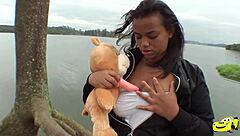 Brunette beauty Yasmin and her friends enjoy a hot and steamy session