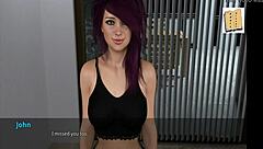 Sexy Shauna rides John's big cock cowgirl in anal scene