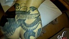 Meeting the tattooed brunette with big ass