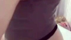 College girl in wet panties ready for a big dick ride