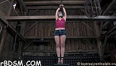 Why is that brunette posing without her bra?