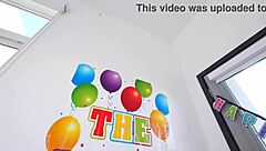 kimber woods takes huge cock pov fucking blowjob deepthroat facefuck and cum facial