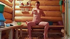 Babe Washes Body and Fingers Pussy in Solo Action - Intense Orgasm!