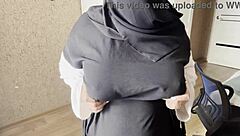muslim teen 18+ plays with herself in hijab solo! 🔥