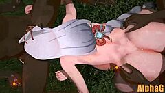 Shenhe navigates ancient realms in hentai anime lore