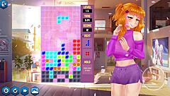 Attempting to pass level with gamer girls in anime game