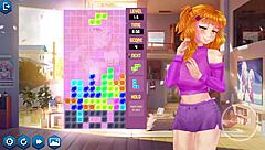 Attempting to pass level with gamer girls in anime game