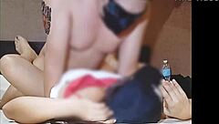 Hot milf gets a good and proper licking in a hotel room