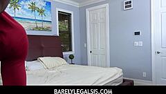 Stepsis Dani Blue and Sophia Sweet in stepbro's room action