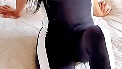 The boyfriend left this beautiful milf alone, so i took advantage to take her home. part 1 2