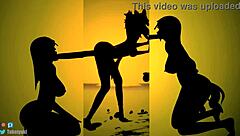 Black Swan and Sparkle dominate with intense cowgirl riding