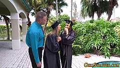 in london, a pregnant prostitute sneaks in for service, her plump ass in red velvet makes him cum quickly.