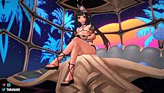 Black Swan and Sparkle dominate with intense cowgirl riding