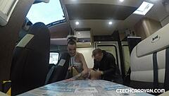 Amateur Czech sex film in a caravan is hotter than a party