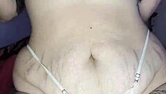 Just out of shower, I masturbate with dildo and squirt cum.