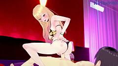 Marin and sajuna having intense sex in dress-up darling hentai