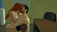 busty 3d secretary sucks and fucks at the office, want to see her tits and pussy?