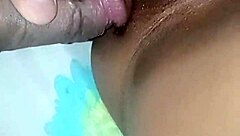 Woman squirts while enjoying intensely