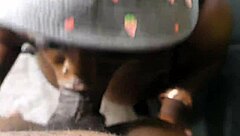 sloppy blowjob on big black cock