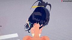 Akeno Asks For Sex In Public Pool HS DXD NTR Madness 4