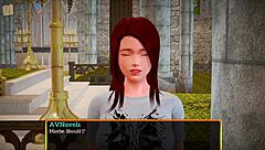 My New Family 479: Erotic Game With Teen Redhead And Milf