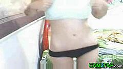 chinese babe teases on webcam for free